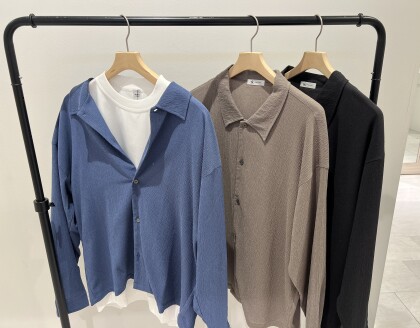 【 tk.TAKEO KIKUCHI 】楊柳長袖シャツ♪