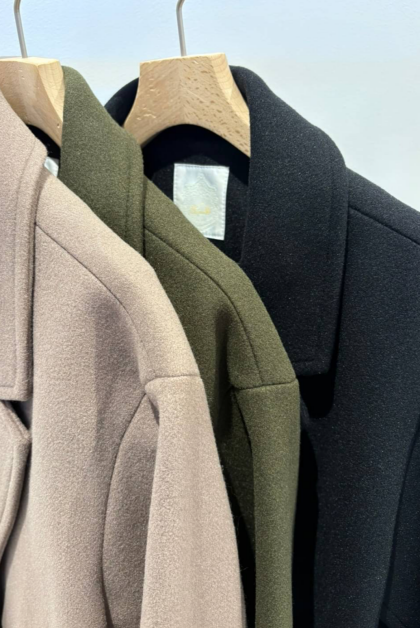 【30%オフ】ロングメルトンPコート♪