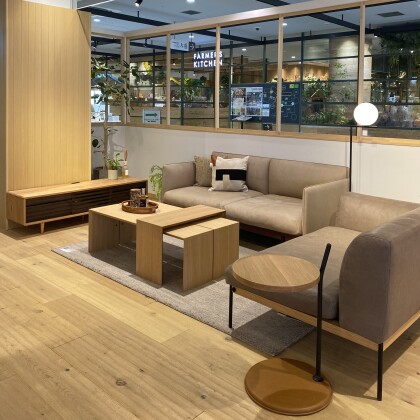 グランベリーザバーゲンに合わせて、展示家具を最大半額の特別価格で販売します！