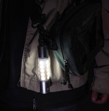 小さいながらもパワフルなLEDライト