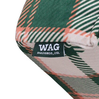 "WAG" チェックドッグベッド