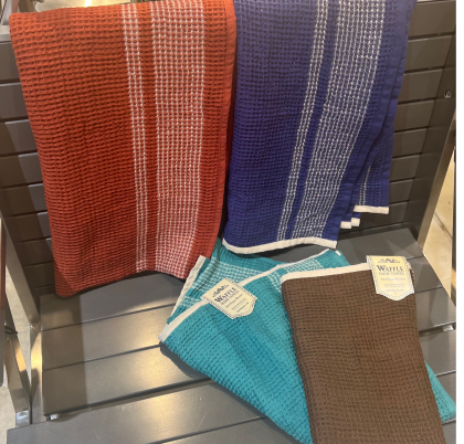 お家に何枚あっても!重宝するワッフル生地タオル✨