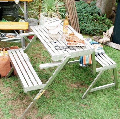 【RESTOCK】ワンステップでベンチがテーブルに変形！TABLE＆BENCH が再入荷しました！