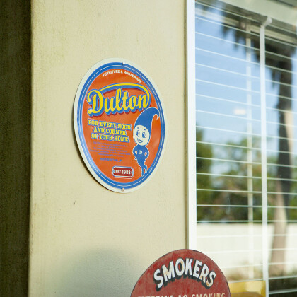DULTON ALUMINUM SIGN PLATE