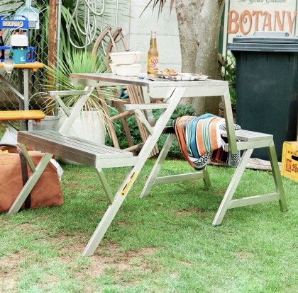 【RESTOCK】ワンステップでベンチがテーブルに変形！TABLE＆BENCH が再入荷しました！