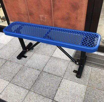 新品 アメリカ パークベンチ ロング GREEN 公園 BENCH 椅子 カリフォルニア インテリア アメリカンハウス アイアン PFS