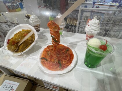 リアルな食品サンプル達が大集合！