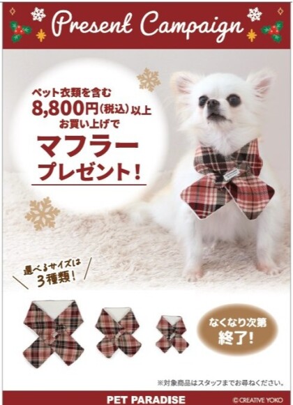 ノベルティのお知らせ