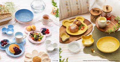 ル・クルーゼから、ミッキーマウスとくまのプーさんデザインのアイテムが登場。 