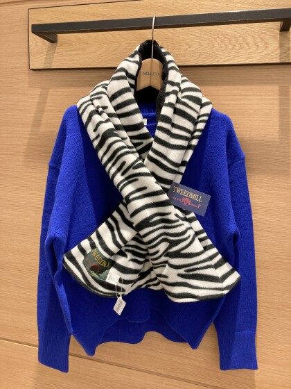 ⛄️TWEEDMILLフリース差し込みマフラーＬ⛄️