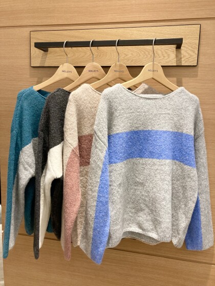 40%off⭐️センターラインバイカラーニット⭐️
