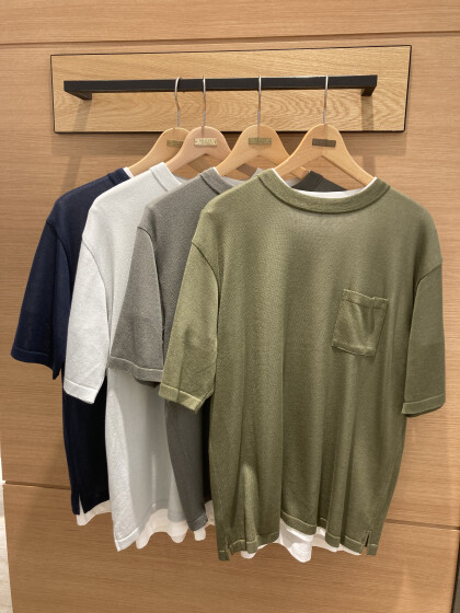 Men's⭐️クルーネックレイヤードニット