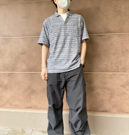 Men's⭐️ランダムパイルスキッパーポロ