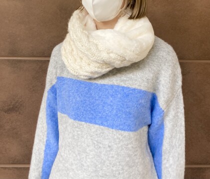 ⛄️ニットxエコファースヌード⛄️