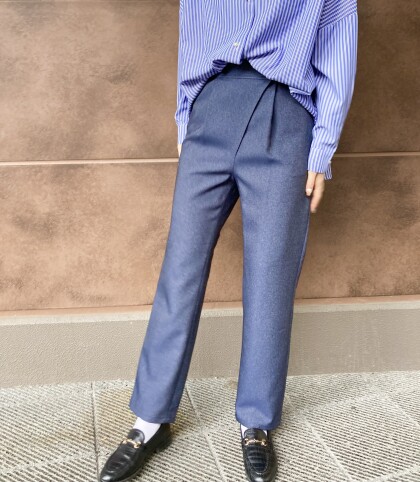 50%off⭐️デニムライクカシュクールパンツ⭐️