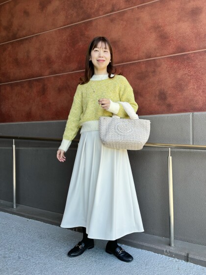 💛ラメmixヤーンニット💛