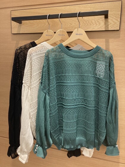 30%off⭐️シアーカギ針編みニット⭐️