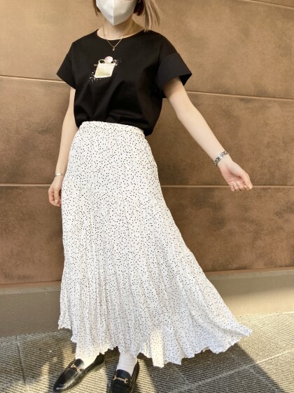 20%off💛ドットxティアードスカート💛