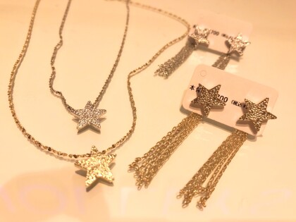 ⭐️星ネックレス⭐️ピアス⭐️