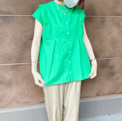 💚2wayレースxフリルブラウス💚