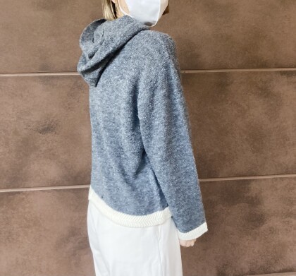 30%off⭐️ブークレフードニット⭐️