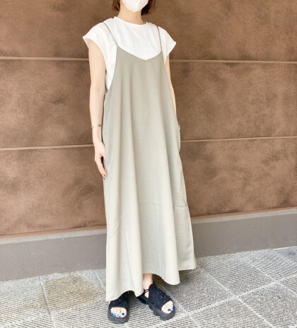 ⭐️麻調フレアキャミワンピ⭐️