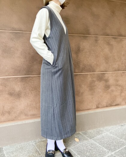 20%off💛ストライプジャンスカ💛