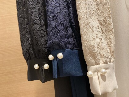 👗レーススリーブワンピース💕