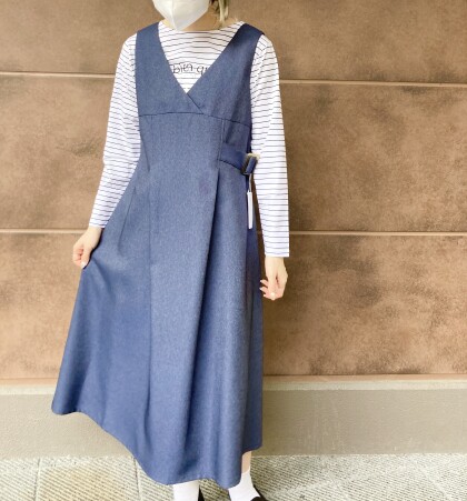 50%off⭐️デニムライクジャンスカ⭐️