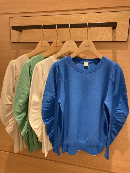 30%off✨ギャザースリーブ⭐️サマーニット