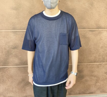 Men's⭐️クルーネックレイヤードニット