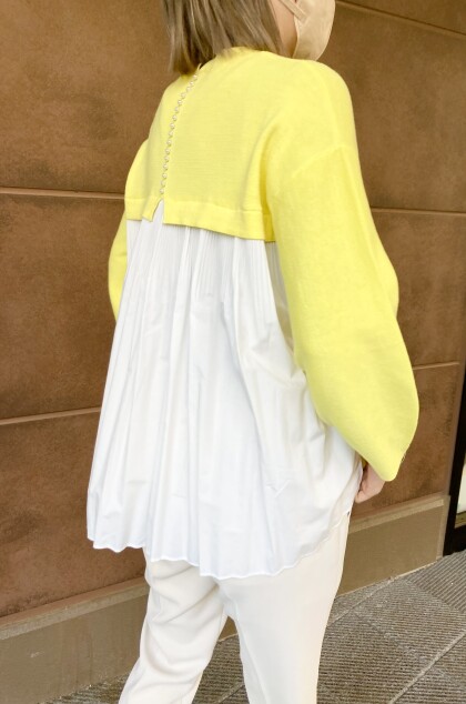 💛バックパール切替ドッキングプルオーバー💛