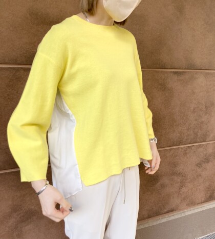 💛バックパール切替ドッキングプルオーバー💛