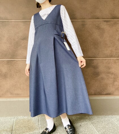 50%off⭐️デニムライクジャンスカ⭐️