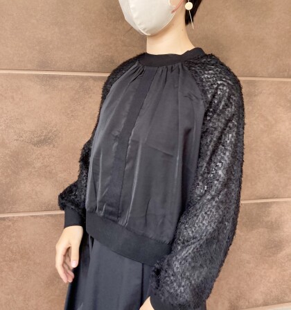 💛ヘアリー切替2wayカーディガン💛