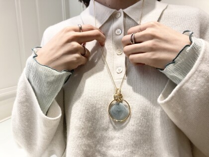 ⭐️アクリルパーツネックレス