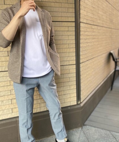 メンズ ボタンレスラペルカーデ ノーリーズアウトレット ショップトピックス グランベリーパーク