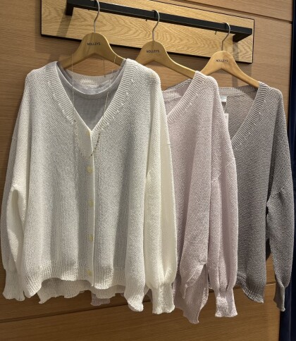 和紙素材カーディガン✨