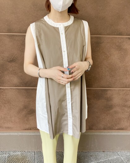30%off⭐️バイカラータックチュニック⭐️