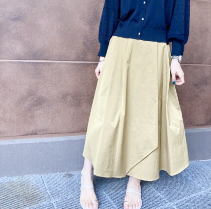💛ラップアシメスカート💛