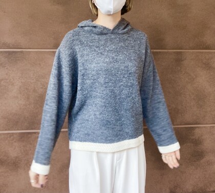 30%off⭐️ブークレフードニット⭐️