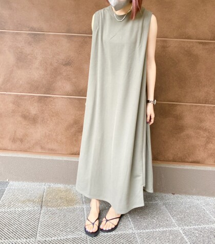 ⭐️カットソー切替タックワンピース⭐️