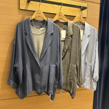 シアーデニムテーラージャケット💙