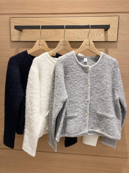 💛ブークレーニットジャケット💛
