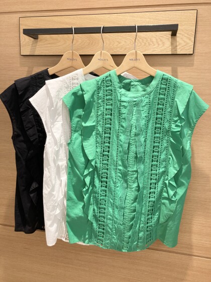 💚2wayレースxフリルブラウス💚