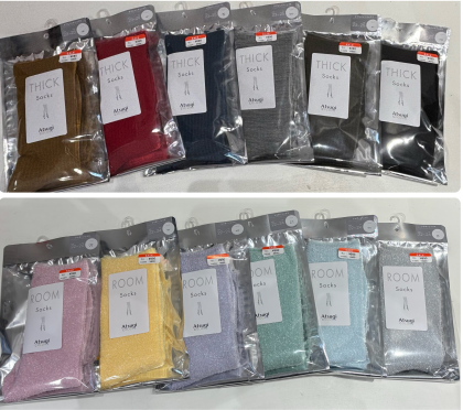 【Atsugi COLORS】暖かオシャレなカラーソックス