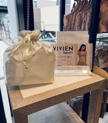 着け心地もキレイも両立！韓国で話題のブラ「VIVIEN Nanafit」登場‼️