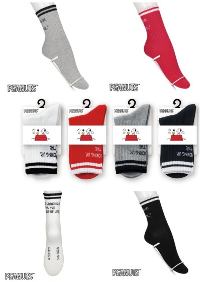 【PEANUTS】足元に遊び心をプラス❤️スヌーピー靴下