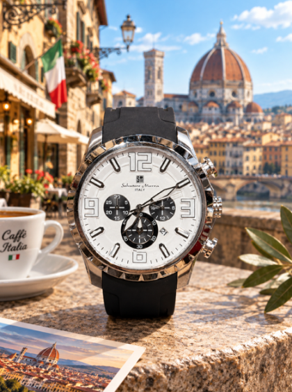 SALVATORE MARRA SM22111-SSWH/BK