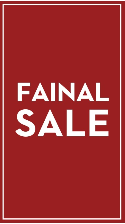 FINAL SALE